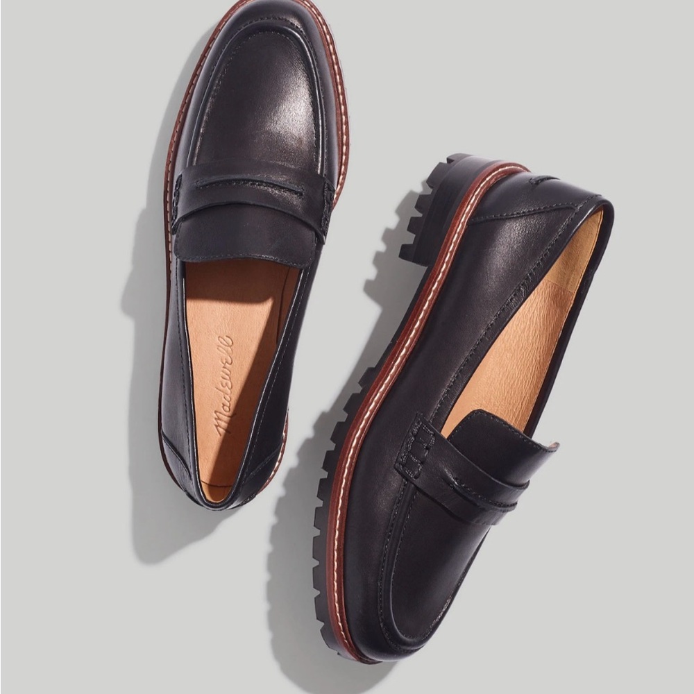 Madewell Corinne Lug Sole Loafers - Brand New